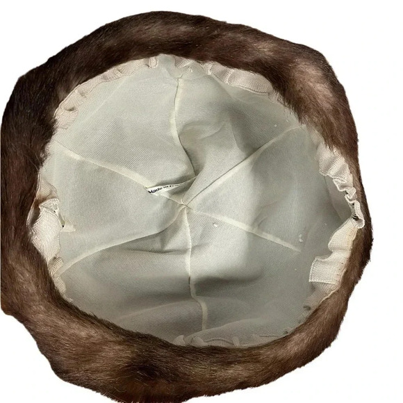 Colette Et Fany Paris Vintage Faux Fur Hat Size 14 - Picture 6 of 8